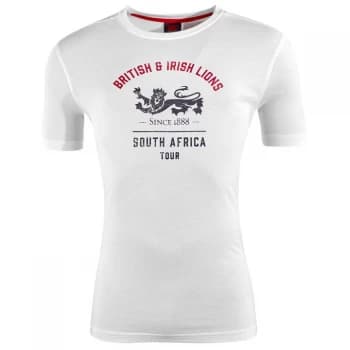 Canterbury British and Irish Lions Graphic T Shirt Mens - White