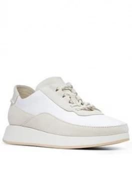 Clarks Originals Kiowa Leather Pace Trainer - White