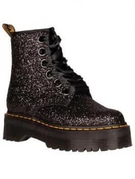 Dr Martens Molly Glitter Ankle Boots - Black