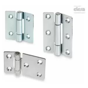 Elesa - Thin hinge-GN 136-NI-50-75-C