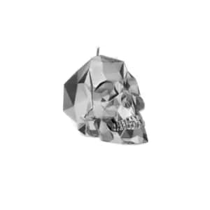 Small Skull Candle – Chrome