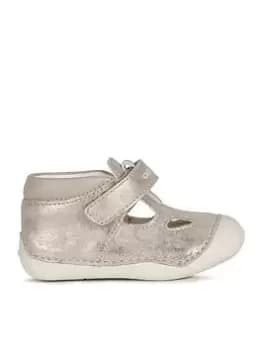 Geox B Tutim Shoe, Beige, Size 6 Younger