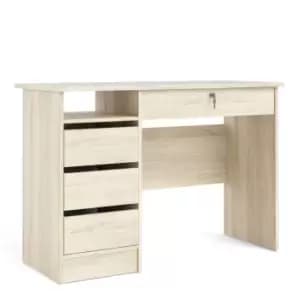 Function Plus Desk (3+1) Handle Free Drawer In Oak Effect