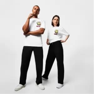 Mennace Plisse Straight Leg Trousers - Black