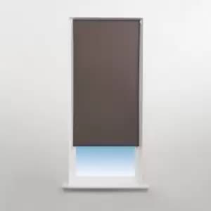 Universal Plain Chocolate Blackout Roller Blind Chocolate (Brown)