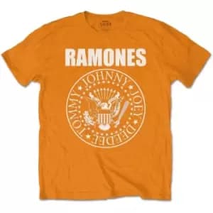 Ramones - Presidential Seal Kids 5-6 Years T-Shirt - Orange