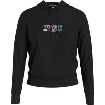 Tommy Jeans Logo Hoodie - Black BDS