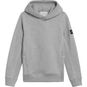 Calvin Klein Jeans Childrens Badge OTH Hoodie - Grey