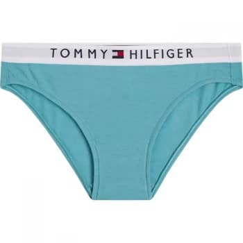 Tommy Bodywear Logo Waistband Stretch Briefs - Tidal Teal MSK
