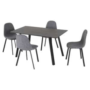 Berlin Dining Set Black