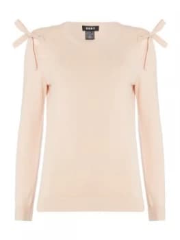 DKNY 34 sleeve pullover Pink