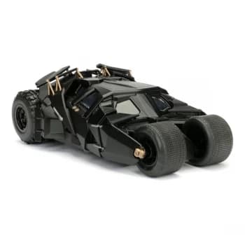 DC Comics - Batman 2008 The Dark Knight Movie Tumbler Batmobile Metals Die-cast Toy Car with Batman Die-cast Figure (Black)