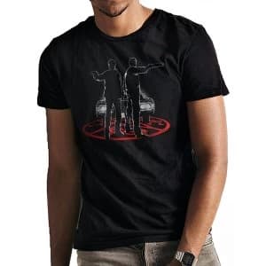 Supernatural - Unisex Small Silhouette T-Shirt (Black)
