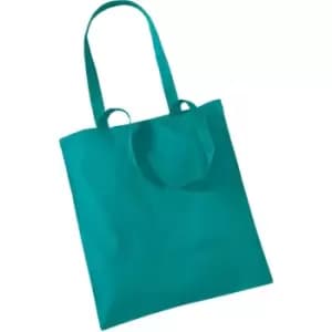 Westford Mill Promo Bag For Life - 10 Litres (Pack Of 2) (One Size) (Emerald) - Emerald