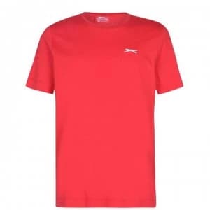 Slazenger Plain T Shirt Mens - Red