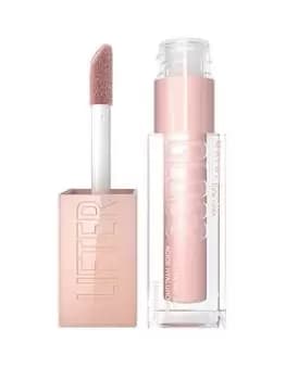 MAYBELLINE Lifter Gloss Plumping Hydrating Lip Gloss Hyaluronic Acid, 19 Gold, Women