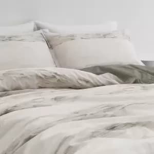 Himeya Swept Away Double Duvet Cover, Vetiver