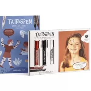 Nailmatic Funny Tribe set Brown, Black, White (for kids)