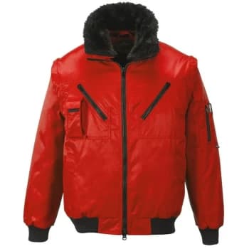Portwest - PJ10RER5XL - sz 5XL Pilot Jacket - Red