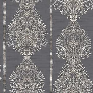 Arthouse Silk Road Charcoal Wallpaper 10.05m x 53cm