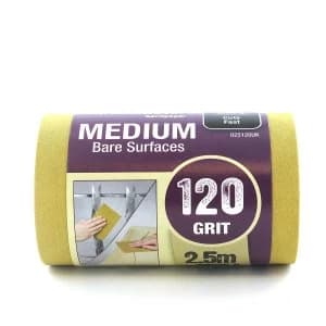 3M Sandblaster Medium Grit 2.5m Sandpaper Roll