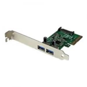 StarTech.com 2-Port USB 3.2 Gen 2 PCIe Card - USB-A SuperSpeed 10Gbps PCI Express 3.0 x2
