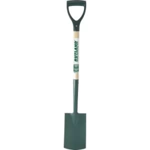 Border Spade Carbon Steel, Wooden Shaft
