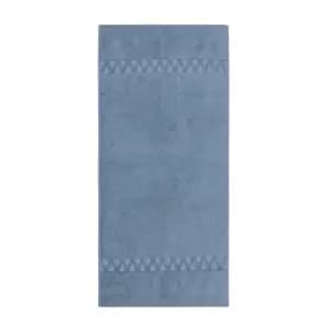 Zoffany Organic Bath Towel, Reign Blue