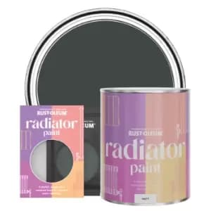 Rust-Oleum Radiator Paint, Matt Finish - Black Sand - 750ml