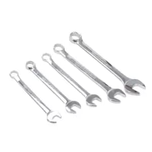 King Dick Combination Spanner Set AF 5pce - 1/4" - 1/2"