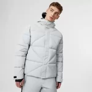 Jack Wills Diamond Puffer Jacket - Grey