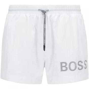 Hugo Boss Moon Eye Swim Shorts White Size L Men