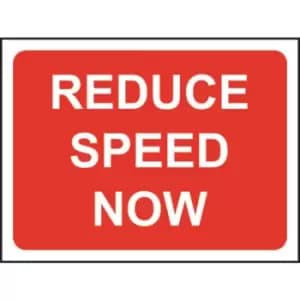 1050 X 750MM Temporary Sign - Reduce Speed Now
