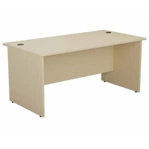 TC Office Rectangular Desk with Panel End Legs 1800 x 800mm, Maple