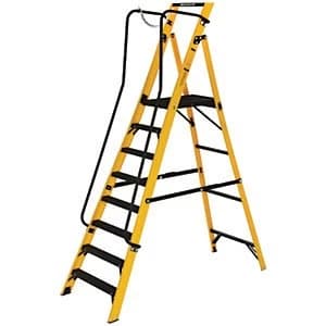 Youngman Megastep 8 Tread Fibreglass Platform Stepladder