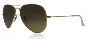 Ray-Ban 3025 Aviator Sunglasses Arista 001/3K Small 55mm