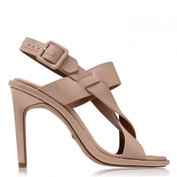 Reiss Eloise Strappy Sandal - Truffle Calf