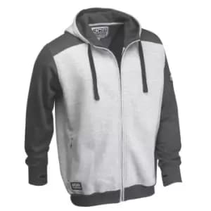 Trade Hoodie Two-tone Grey Full Zip - XXL