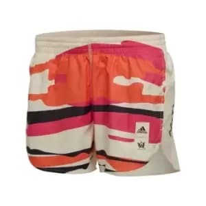 adidas Thebe Magugu Run Fast Running Shorts Womens - White