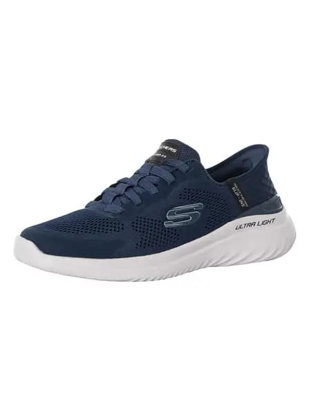 Skechers Slip-ins Bounder 2.0 Emerged Trainers Navy 6 UK