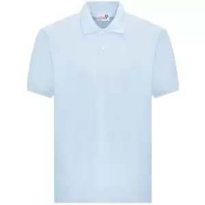 Awdis Boys Academy Pique Polo Shirt (S) (Sky Blue)