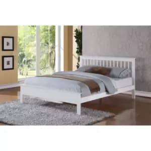 Flintshire Pentre Solid Wood Bed Frame 3ft Single White