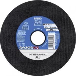 PFERD EHT 125-1,0 SG ALU 61341115 Cutting disc (straight) 125mm 22.23mm 25 pc(s)