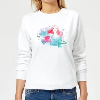 Aquaman Mera First Princess Womens Sweatshirt - White - S