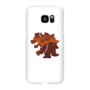 Nintendo Super Mario Bowser Silhouette Phone Case - Samsung S7 Edge - Snap Case - Gloss