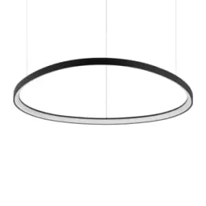 GEMINI 105cm Integrated LED Pendant Ceiling Light Black, 3000K