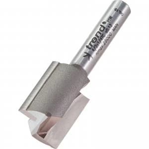 Trend Professional Two Flute Straight Router Cutter 16mm 19mm 1/4"
