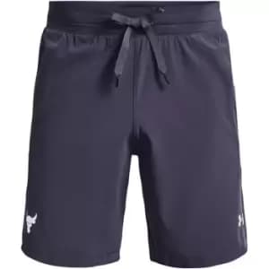 Under Armour Project Rock Snap Shorts Mens - Purple