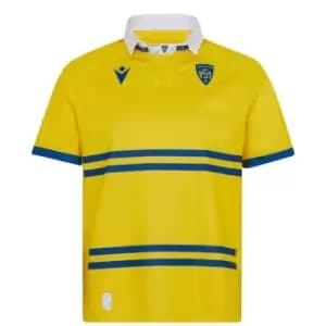 Macron Auvergne 2022 Home Rugby Jersey Mens - Yellow