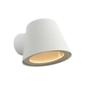 Lucide Lighting - Lucide dingo-led - Wall Light Outdoor - LED Dim. - GU10 - 1x5W 3000K - IP44 - White